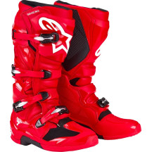 Botas Tech 7 — US 7, EU 40.5, Over‑Calf, Rojo brillante