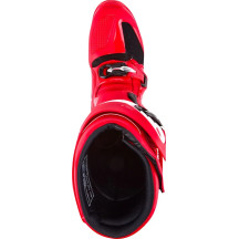 Botas Tech 7 — US 14, sobrecaña, rojo brillante