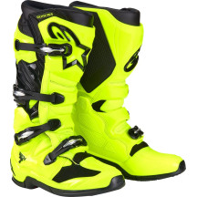 Botas Tech 7 — de caña alta, UE 42, negro/amarillo fluorescente