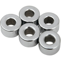 Replacement Spacers — 1/4" bolt, 9.5 mm (3/8") length, 16.5 mm (0.65") OD, 5-pack