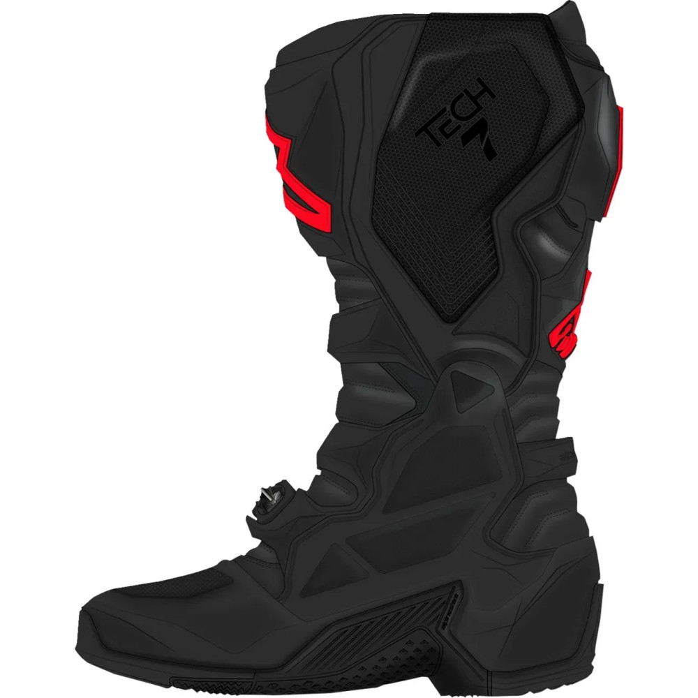 Botas Tech 7 — UE 44.5, US 10, Over-Calf, Negro