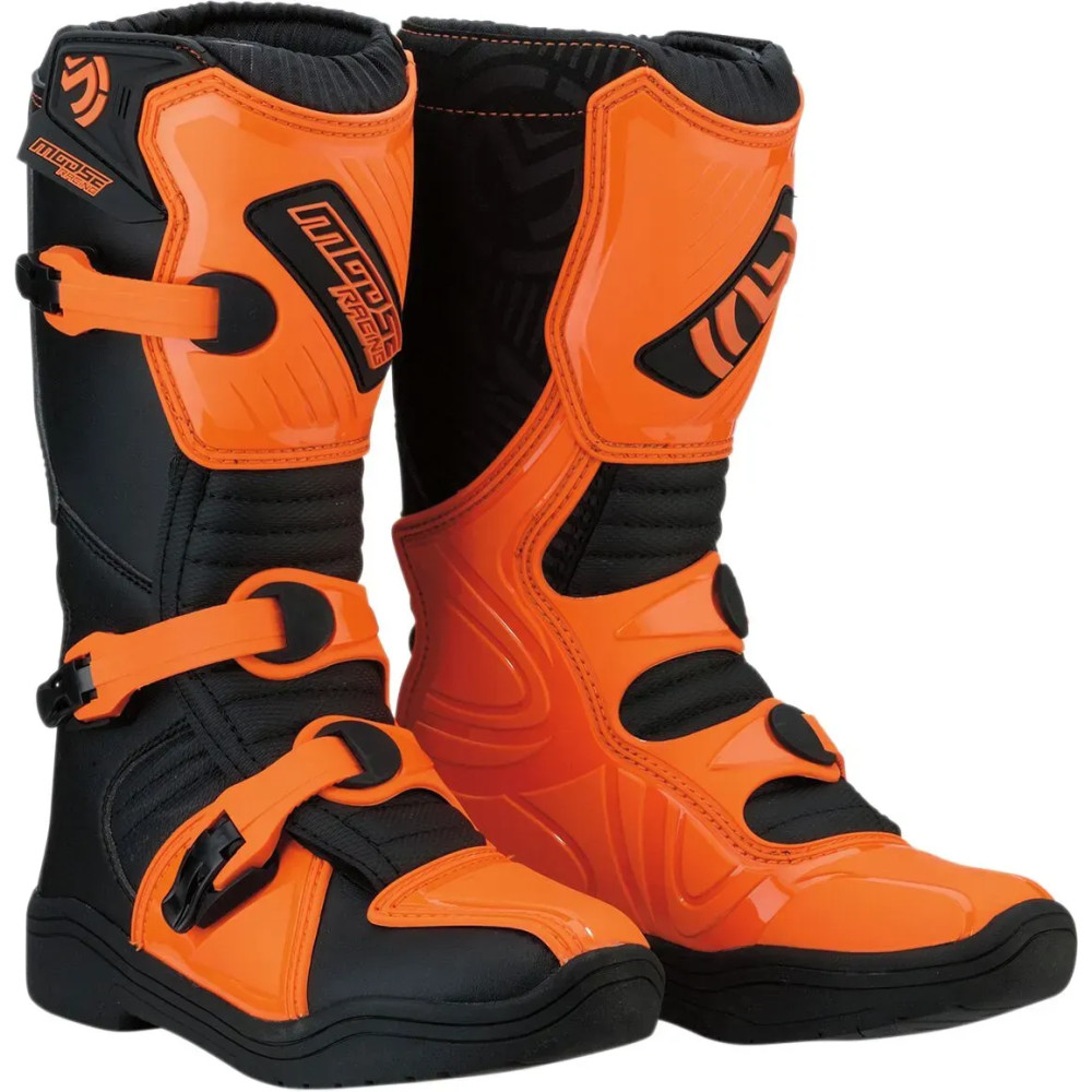 Botas M1.3™ para jóvenes — EU 37, sobrecaña, Negro/Naranja