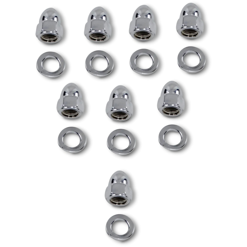 Acorn Hardware Kits — Chrome, Silver, Set