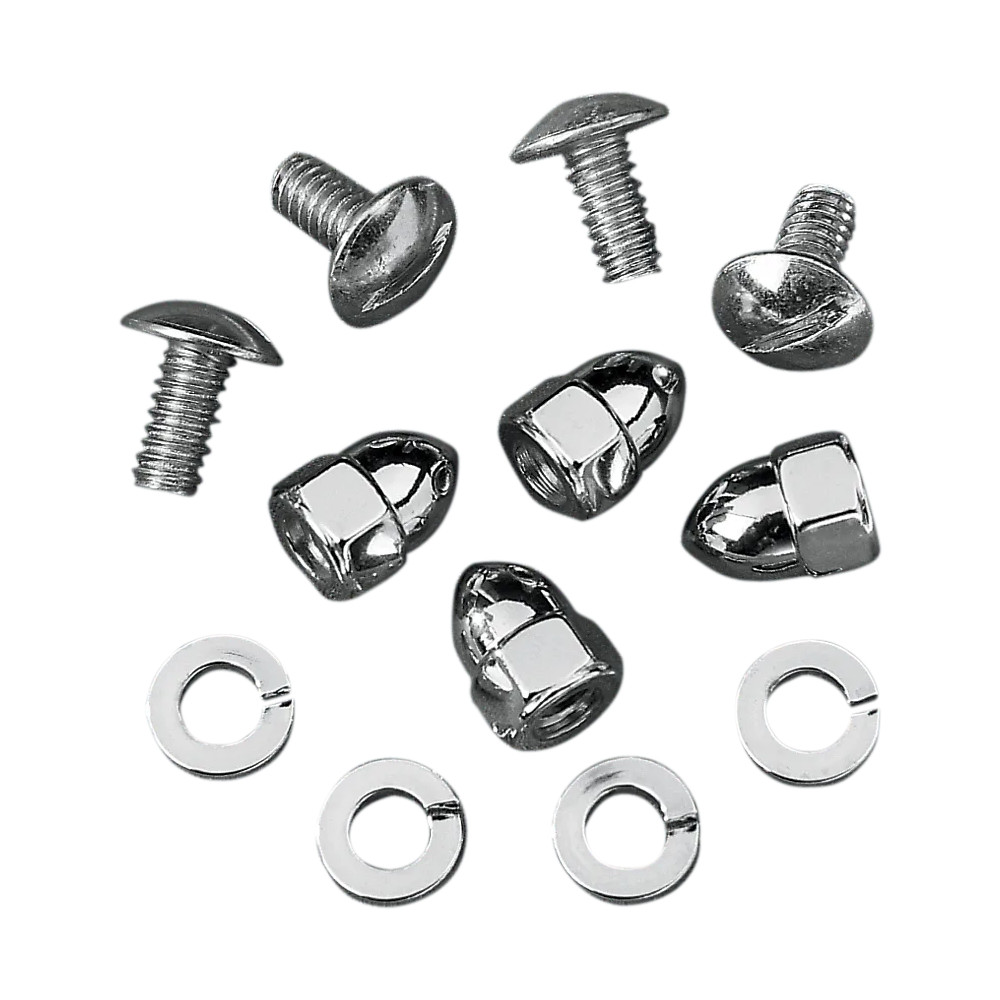 License Plate Acorn Set — DRAG SPECIALTIES, Set, MBP00114