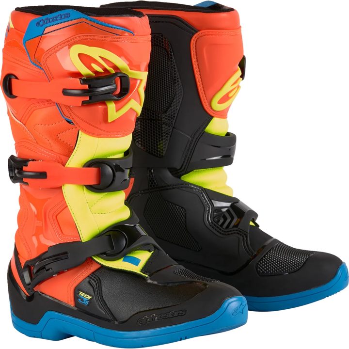 Botas Juveniles Tech 3S — US 5, sobre la pantorrilla, Naranja