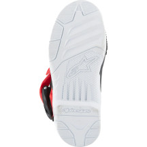 Botas Tech 3S para niños — EU 28, US 10, Sobre la caña, Rojo/Negro/Blanco