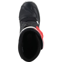 Botas Tech 3S para niños — EU 29, US 11, Caña alta, Rojo, Negro, Blanco