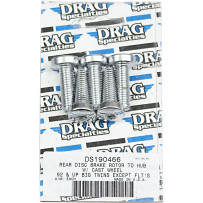 Disc Brake Hub Mounting Kit — Rear, Chrome