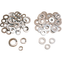 Washers — Lock washer kit, 36 pack, 1/4" , 5/16" , 3/8" , 7/16" , 1/2" , 5/8"