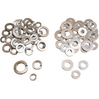 Arandelas — Kit de arandelas de seguridad, paquete de 36, 1/4" , 5/16" , 3/8" , 7/16" , 1/2" , 5/8"