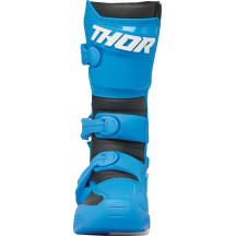 Youth Blitz XR Boots — US 3, Over‑Calf, Black, Blue