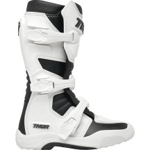 Youth Blitz XR Boots — Over‑Calf, US 2, Black/White