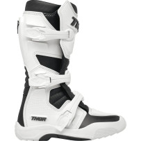 Youth Blitz XR Boots — US 7, Over‑Calf, White/Black