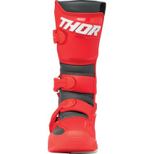 Youth Blitz XR Boots — Over-Calf, Black, Red, US 1