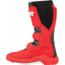 Youth Blitz XR Boots — Over-Calf, Black, Red, US 1