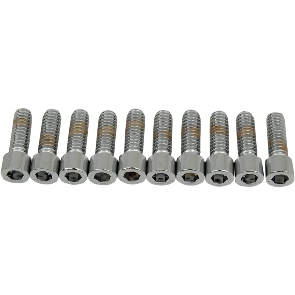 Socket-Head Bolts — 20 mm (3/4"), 10 pack, Silver