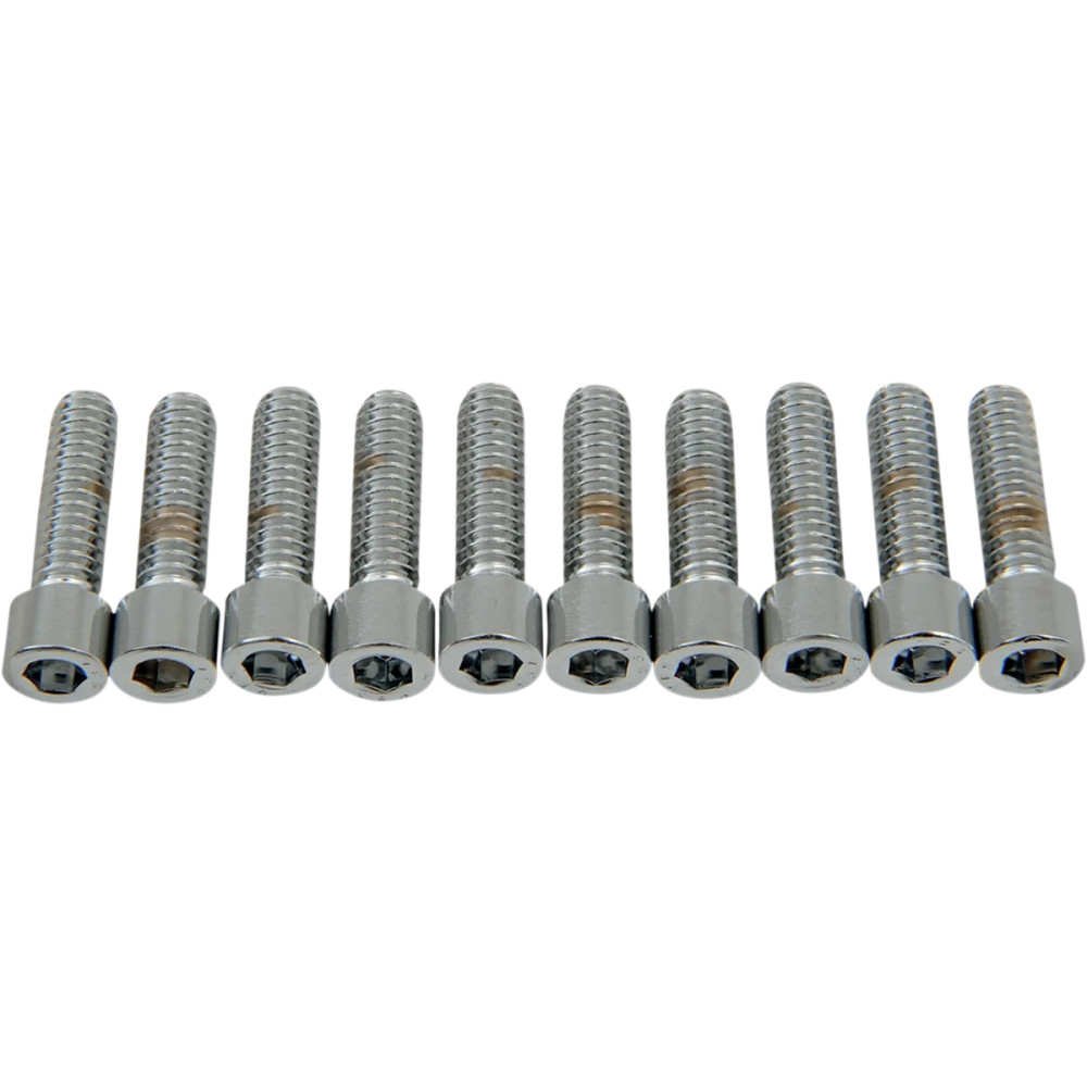 Socket-Head Bolts — 22.2 mm (7/8"), socket head, 10 Pack, Silver