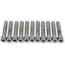 Socket-Head Bolts — 1-1/4" (31.8 mm) length, 10 pack, chrome
