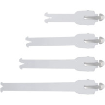 Kit de correas para botas — Tech 7, Tech 7 Enduro, Pack de 4, Blanco