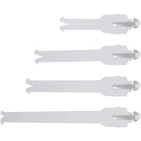 Kit de correas para botas — Tech 7, Tech 7 Enduro, Pack de 4, Blanco