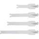 Kit de correas para botas — Tech 7, Tech 7 Enduro, Pack de 4, Blanco