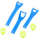 Correas para botas Blitz XP MX — Talla juvenil 1–7, azul