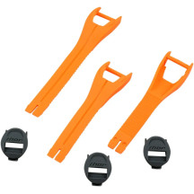 Blitz XP MX Boot Straps — Size 1–7, orange