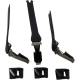 Kit de correas para botas Radial — Compatible con Radial, Negro