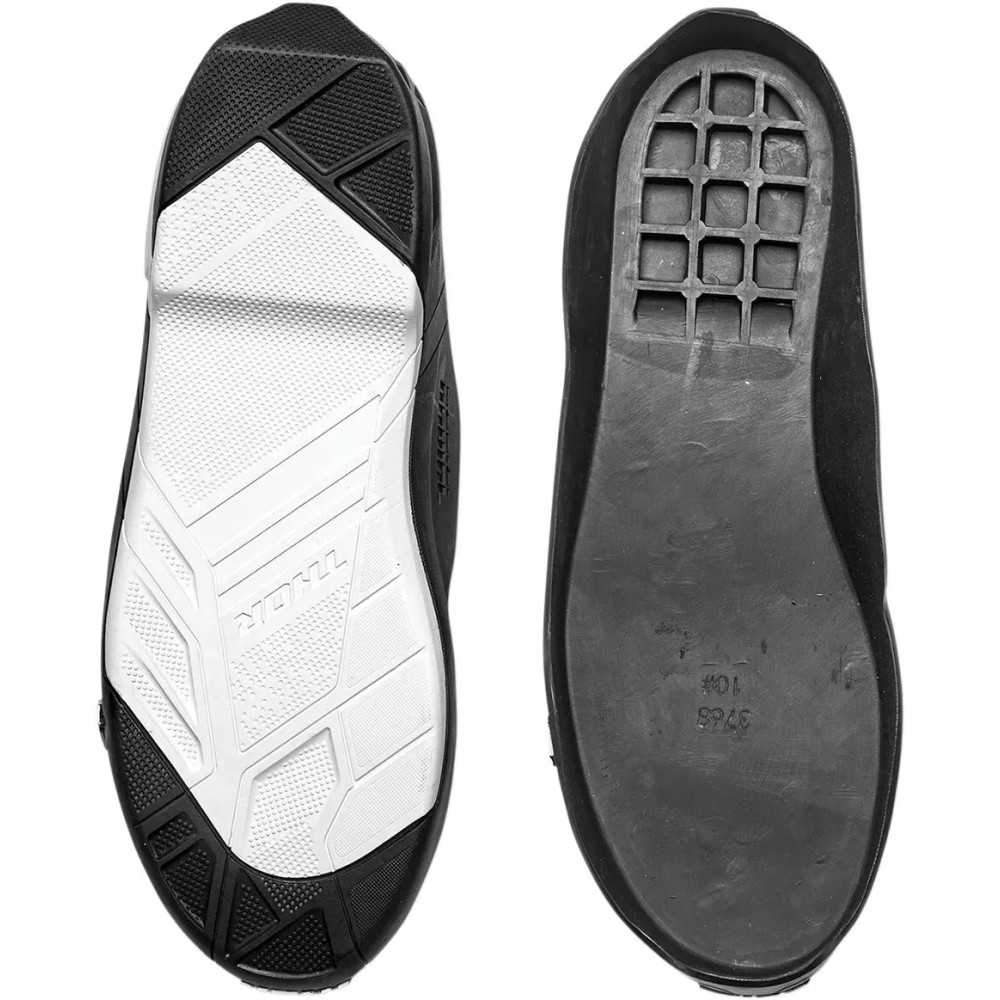 Radial Boots Replacement Outsoles — size 7-8, Black/White