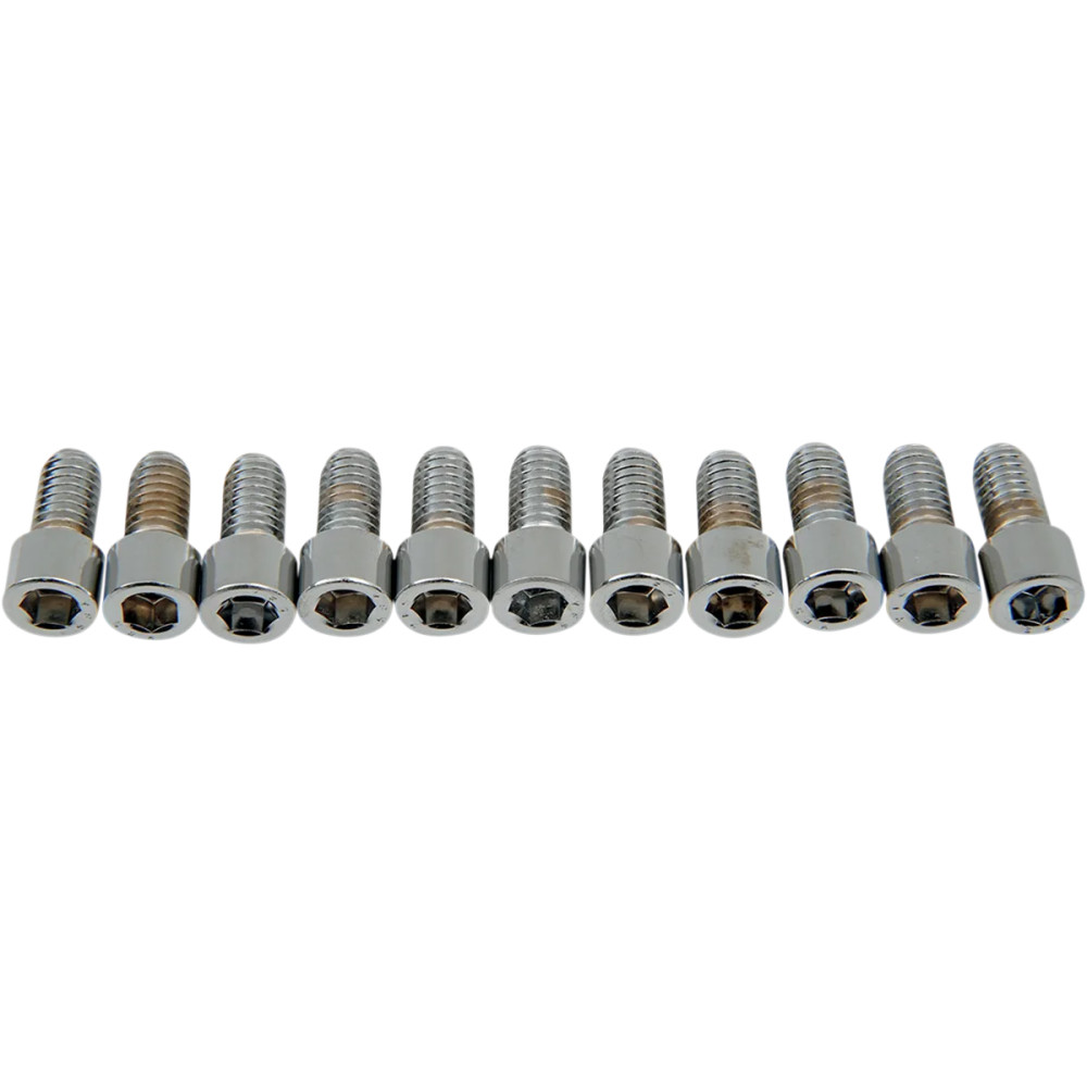 Tornillos de cabeza Allen — 15,9 mm (5/8") , paquete de 10, plateado