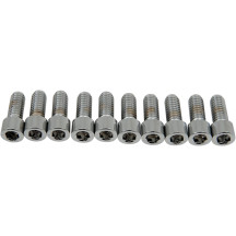 Tornillos con cabeza hexagonal interior — 1/4–3/8" rosca gruesa, 3/4" longitud, paquete de 10