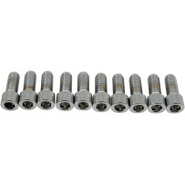 Tornillos con cabeza hexagonal interior — 1/4–3/8" rosca gruesa, 3/4" longitud, paquete de 10