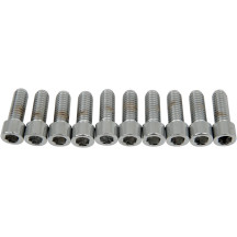 Tornillos de cabeza Allen — 7/8", paquete de 10, plateado
