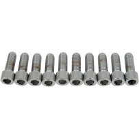Tornillos de cabeza Allen — 7/8", paquete de 10, plateado