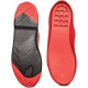 Suelas de reemplazo para botas Radial — Ajuste Radial, Talla 7-8, Negro, Rojo