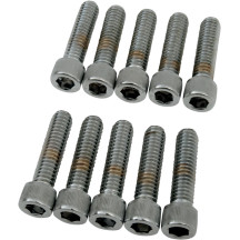 Pernos de cabeza Allen — 31.8 mm (1-1/4"), Pack de 10, Plateado