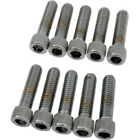 Pernos de cabeza Allen — 31.8 mm (1-1/4"), Pack de 10, Plateado