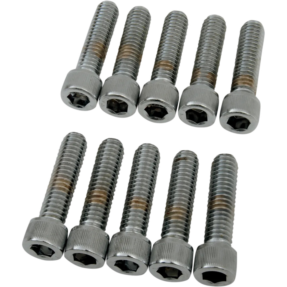 Pernos de cabeza Allen — 31.8 mm (1-1/4"), Pack de 10, Plateado