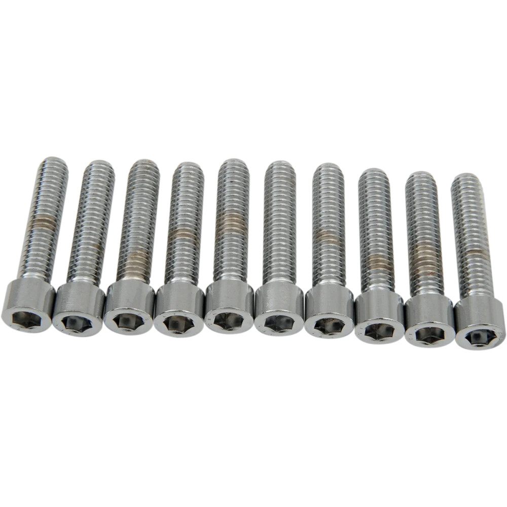 Tornillos de cabeza Allen — 1/4"–3/8", 38,1 mm (1-1/2"), plateado