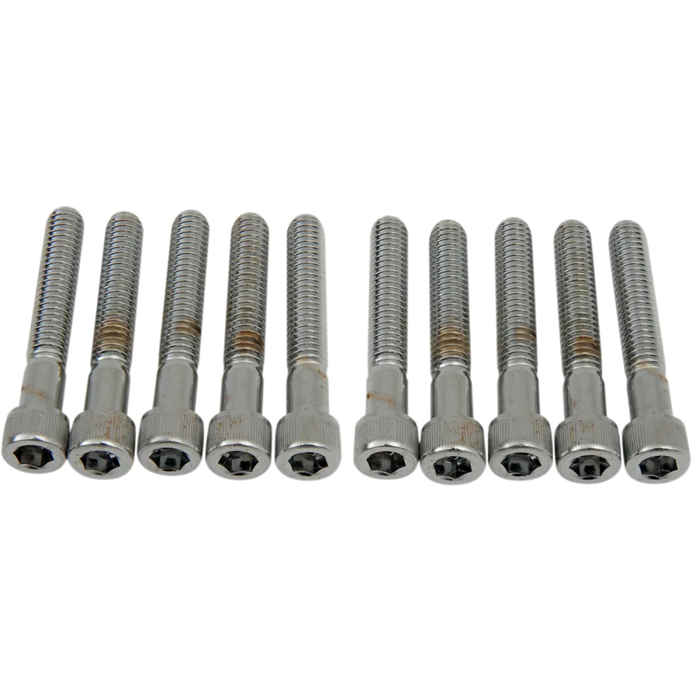 Tornillos de cabeza Allen — 2 pulg. (50,8 mm), Paquete de 5, Plata