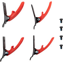 Kit de hebillas para botas — para Qualifier, rojo