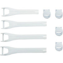 Kit de correas para botas — Qualifier, talla 7-9, blanco