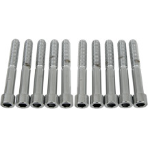 Pernos de cabeza de vaso — 57.2 mm (2-1/4"), Cabeza de vaso, Pack de 10, Plateado