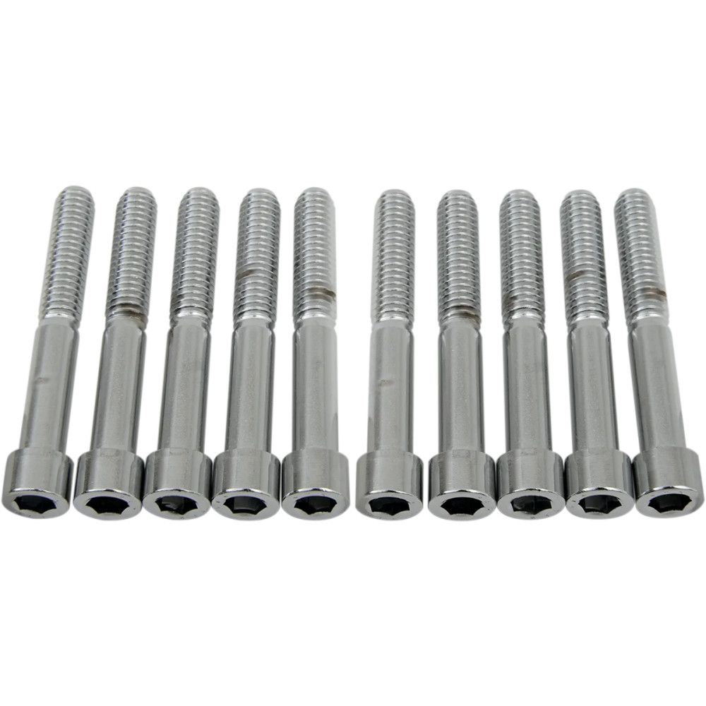 Pernos de cabeza de vaso — 57.2 mm (2-1/4"), Cabeza de vaso, Pack de 10, Plateado