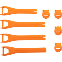 Kit de correas para botas — Qualifier, talla 7-9, naranja