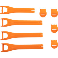 Kit de correas para botas — Qualifier, talla 7-9, naranja