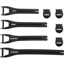 Kit de correas para botas — Talla 10–15, Compatible con Qualifier, Negro