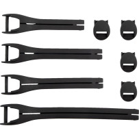Kit de correas para botas — Talla 10–15, Compatible con Qualifier, Negro