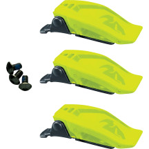 Blitz XR Boots Buckle Kit — Acid finish, Yellow