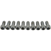 Tornillos de cabeza hexagonal interior — 20 mm (3/4"), SAE, paquete de 10, cromado